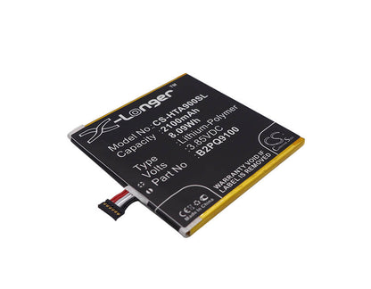 3.85V, 2100mAh, Li-Polymer Battery fits Htc, 2pq9120, A9u, 8.085Wh