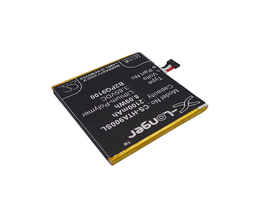 3.85V, 2100mAh, Li-Polymer Battery fits Htc, 2pq9120, A9u, 8.085Wh