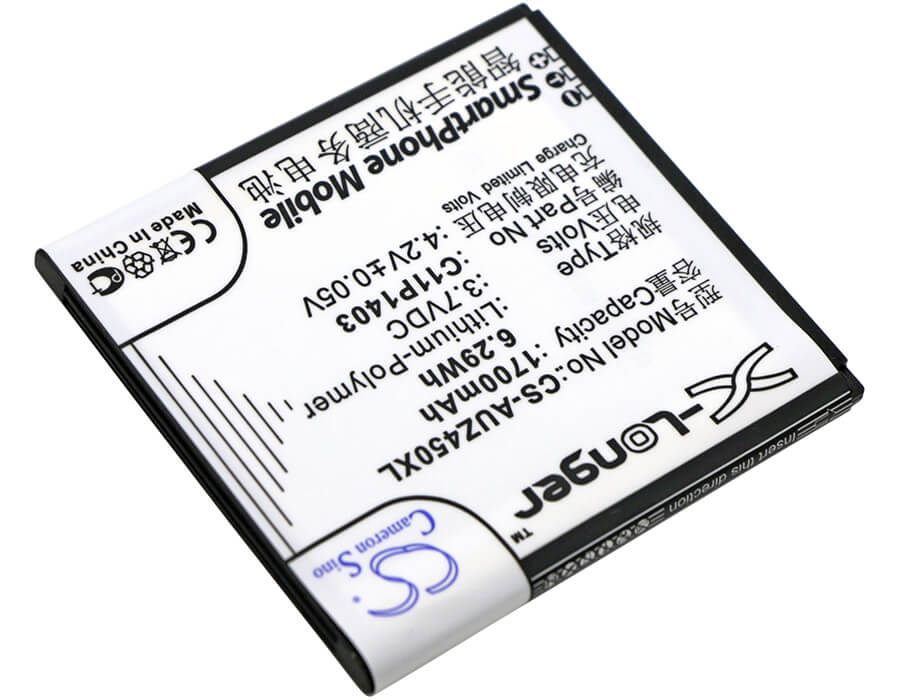 3.7V, 1700mAh, Li-Polymer Battery fits Asus, A450cg, Zenfone 4.5, 6.29Wh