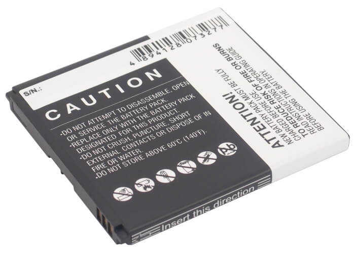 3.7V, 2000mAh, Li-ion Battery fits Zte, Blade G2, N881f, 7.4Wh