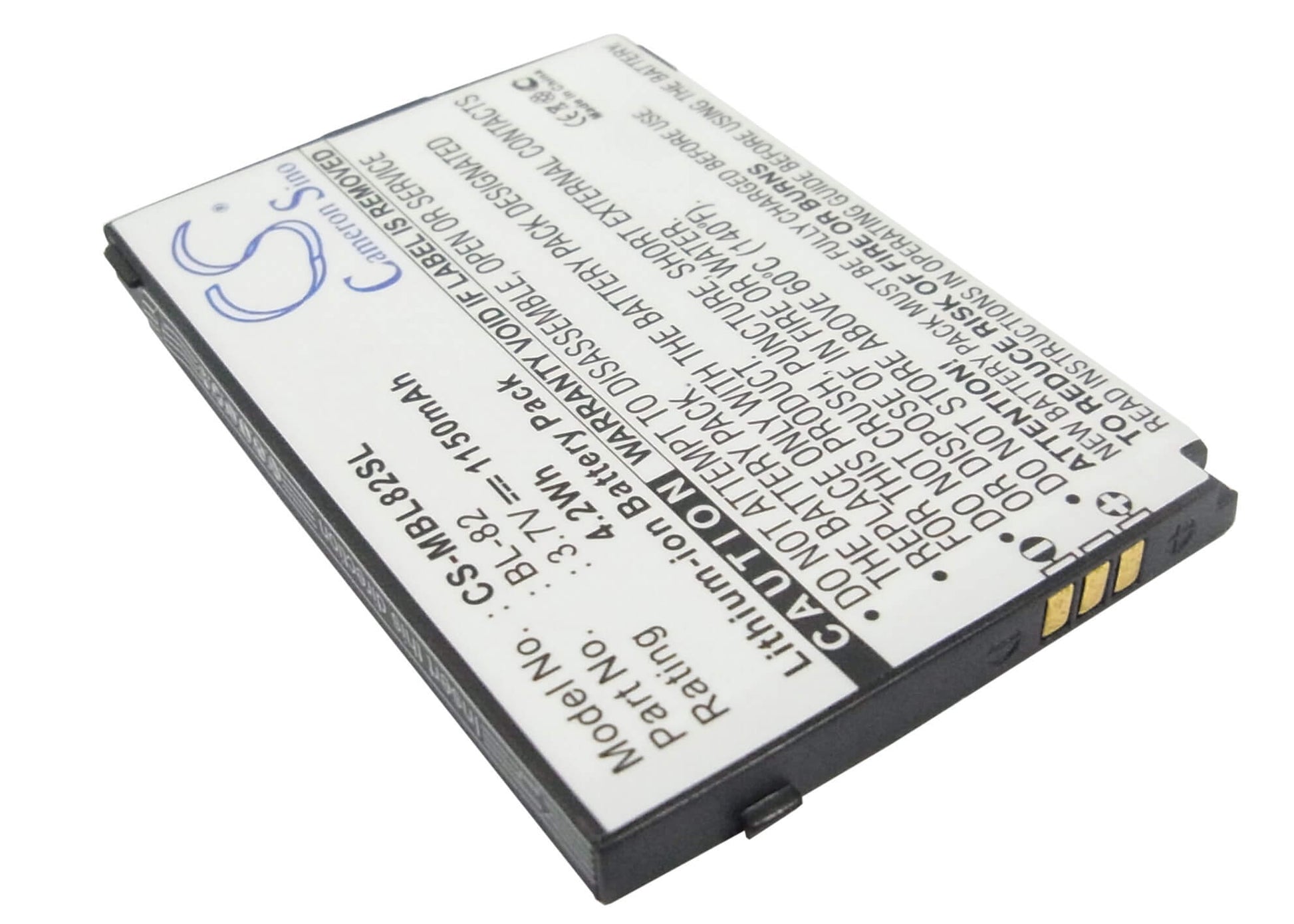 3.7V, 1150mAh, Li-ion Battery fits I-mobile, 2206, 4.255Wh
