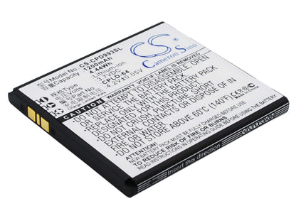 3.7V, 1200mAh, Li-ion Battery fits Coolpad, 9930, W702, 4.44Wh