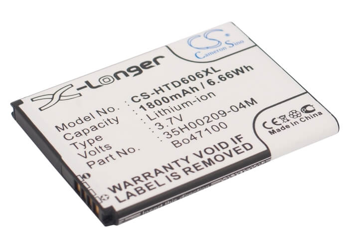 3.8V, 1800mAh, Li-ion Battery fits Htc, Cp3, Desire 326, 6.84Wh