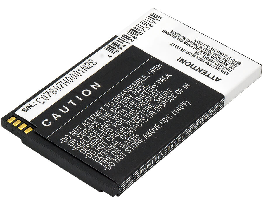 3.7V, 950mAh, Li-ion Battery fits Mobistel, El530, El530 Dual, 3.515Wh