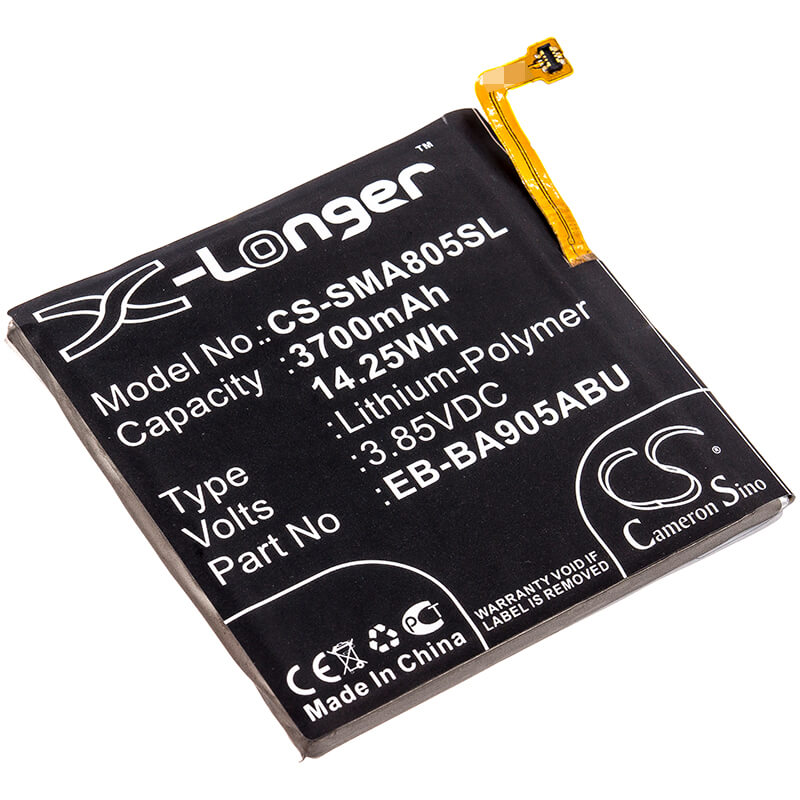3.85V, 3700mAh, Li-Polymer Battery fits Samsung, Galaxy A80, Galaxy A80 2019, 14.245Wh