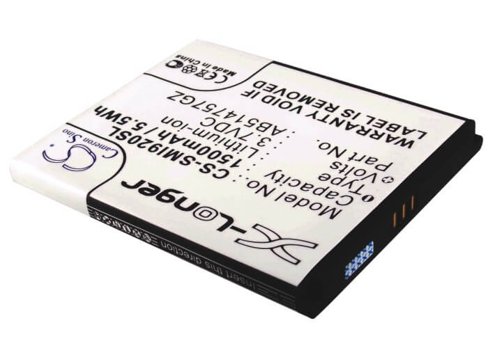 3.7V, 1500mAh, Li-ion Battery fits Verizon, Sch-i920, Sch-i920v, 5.55Wh