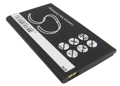 3.7V, 1000mAh, Li-ion Battery fits Sagem, My600v, My-600v, 3.7Wh