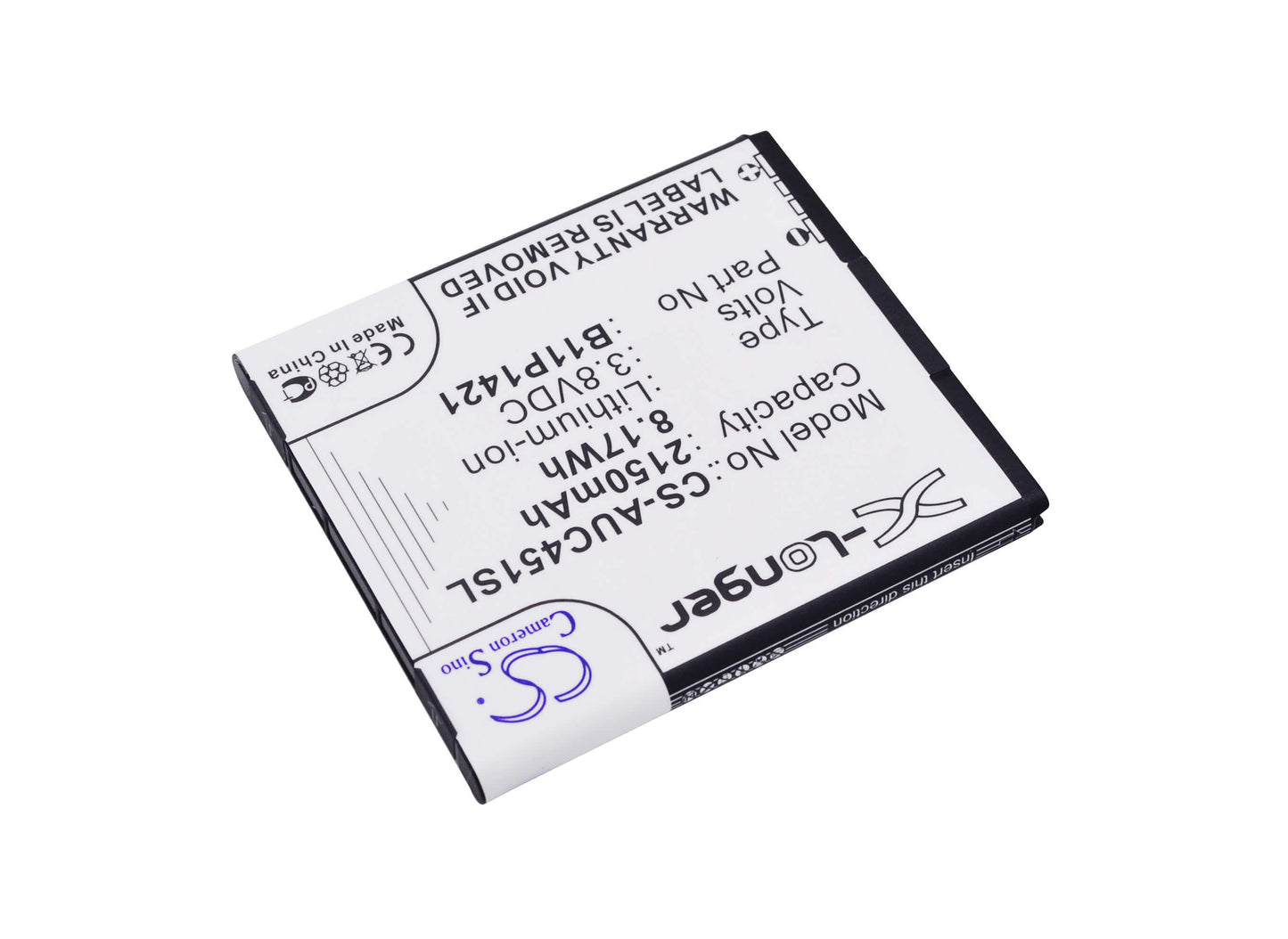3.8V, 2150mAh, Li-ion Battery fits Asus, Z007, Zc451cg, 8.17Wh