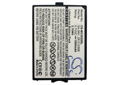 3.7V, 1000mAh, Li-ion Battery fits Sagem, 3000, 3016, 3.7Wh