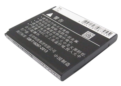 3.7V, 1750mAh, Li-ion Battery fits Gionee, Gn170, 6.475Wh