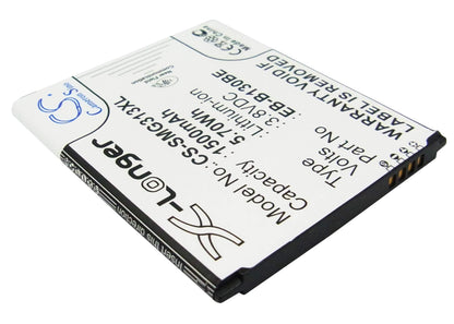 CS-SMG313XL, Mobile, Smartphone 3.8V, 1500mAh, Li-ion Battery fits Samsung, Galaxy Ace 4 3g, Galaxy Ace Nxt, 5.7Wh