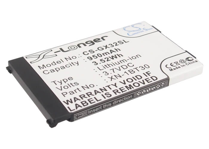 3.7V, 950mAh, Li-ion Battery fits Motorola, V750, 3.515Wh