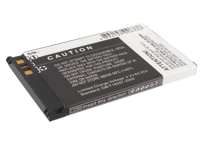 3.7V, 950mAh, Li-ion Battery fits Motorola, V750, 3.515Wh