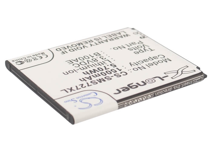 3.8V, 1500mAh, Li-ion Battery fits Samsung, Galaxy Ace 3, Galaxy Ace 3 3g, 5.7Wh