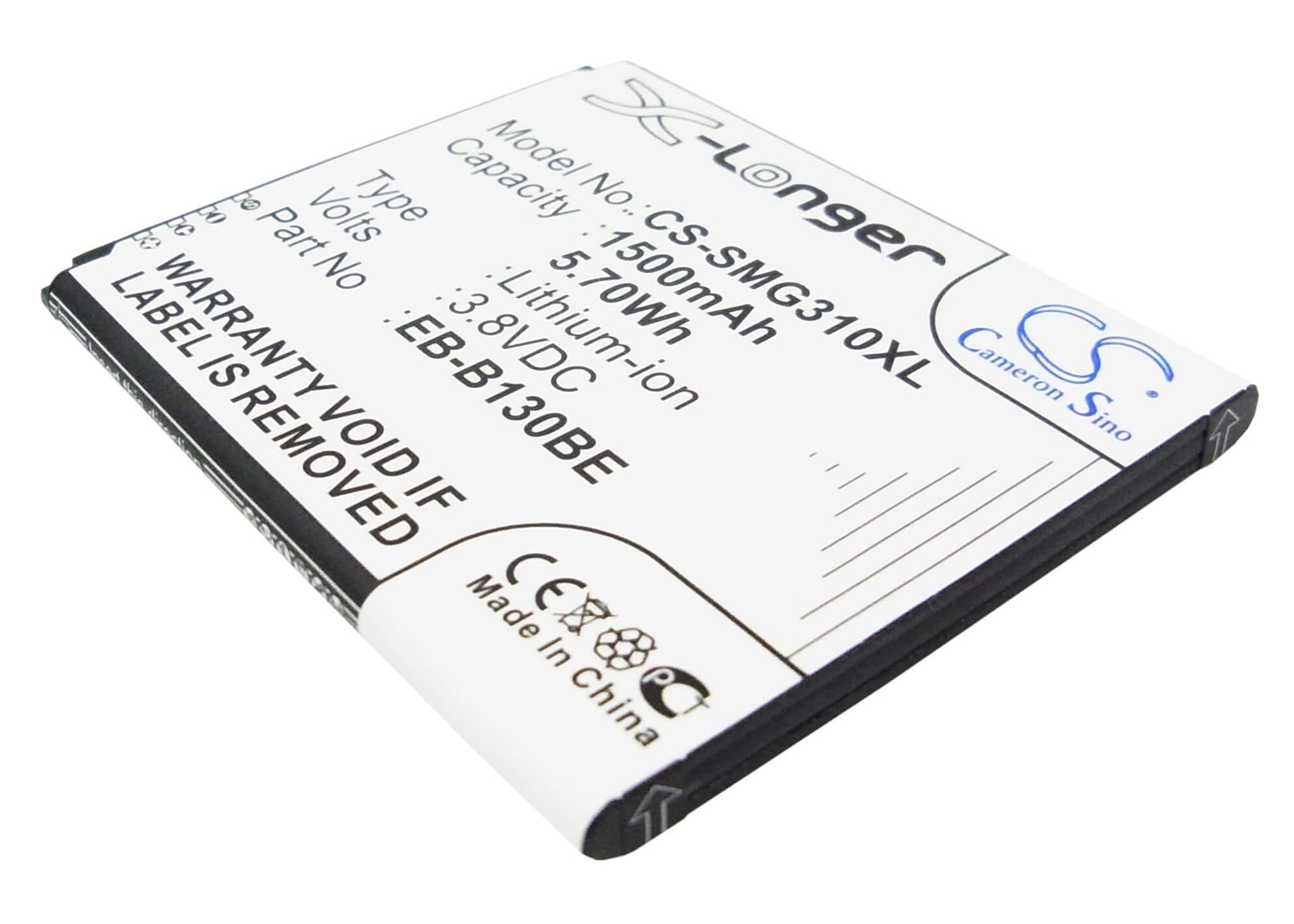CS-SMG310XL, Mobile, Smartphone 3.8V, 1500mAh, Li-ion Battery fits Samsung, Galaxy Ace 4 3g, Galaxy Ace Nxt, 5.7Wh