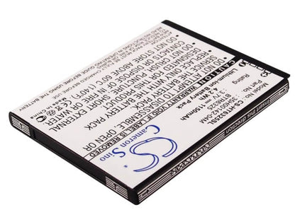 3.7V, 1150mAh, Li-ion Battery fits Verizon, Adr6400, Thunderbolt, 4.255Wh