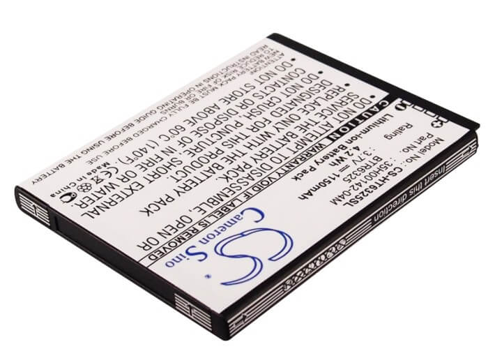 3.7V, 1150mAh, Li-ion Battery fits T-mobile, Mytouch 4g, Mytouch 4g Hd, 4.255Wh