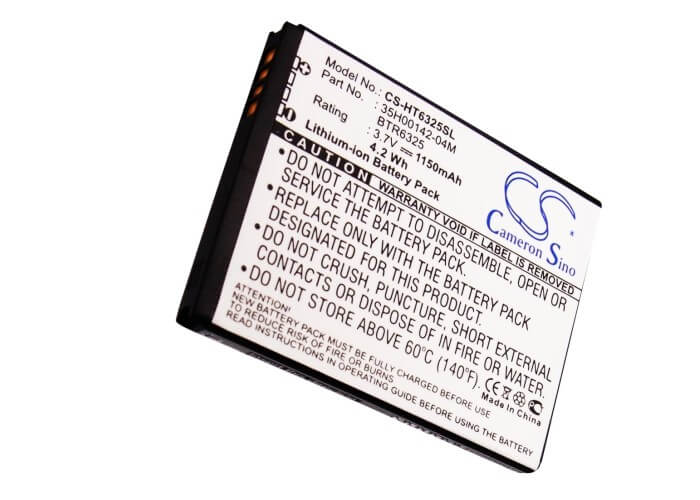 3.7V, 1150mAh, Li-ion Battery fits T-mobile, Mytouch 4g, Mytouch 4g Hd, 4.255Wh
