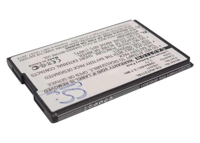 3.7V, 1000mAh, Li-ion Battery fits Huawei, G6600, G6603, 3.7Wh