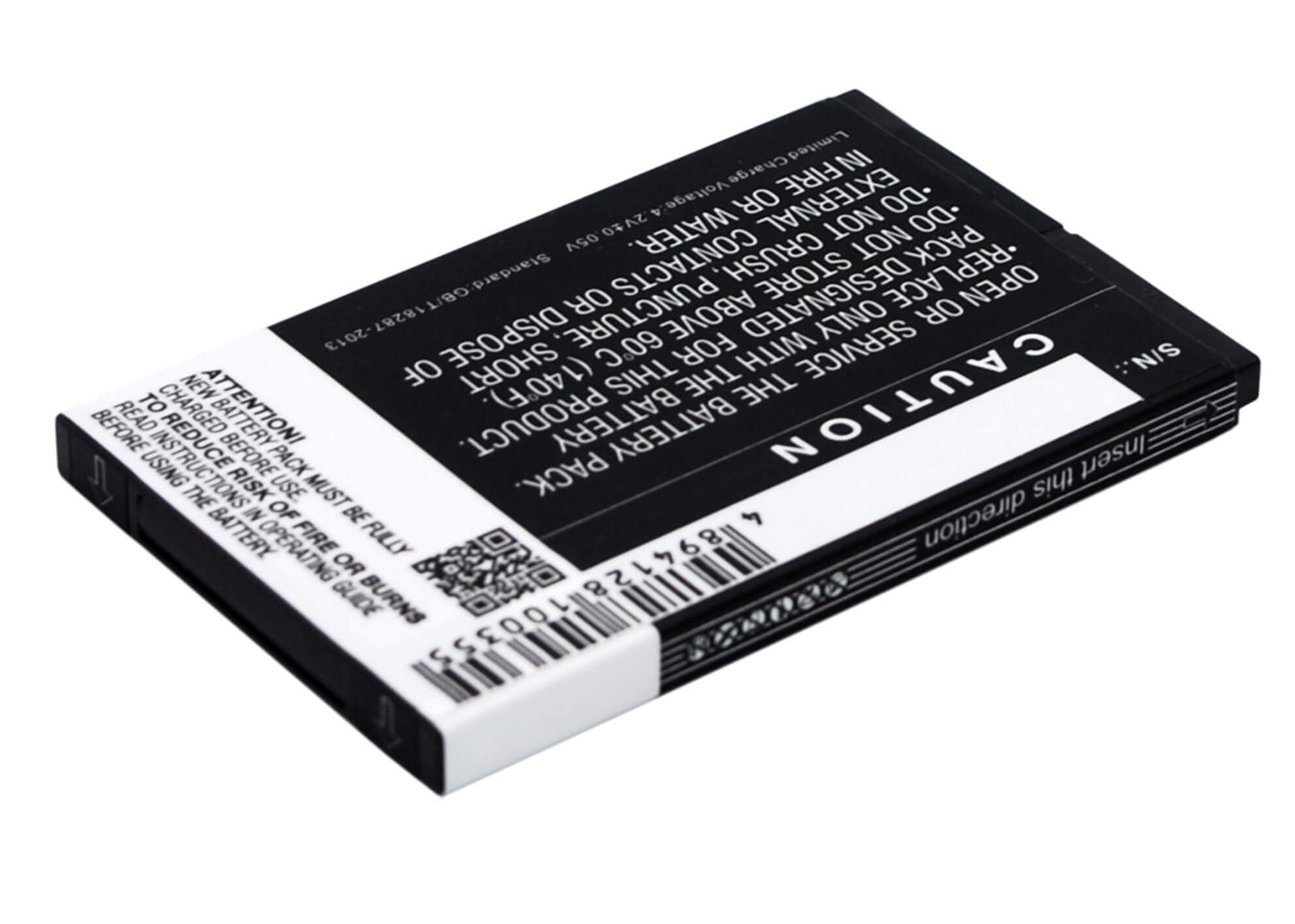 3.7V, 1000mAh, Li-ion Battery fits Wiko, Fiji, Kar, 3.7Wh