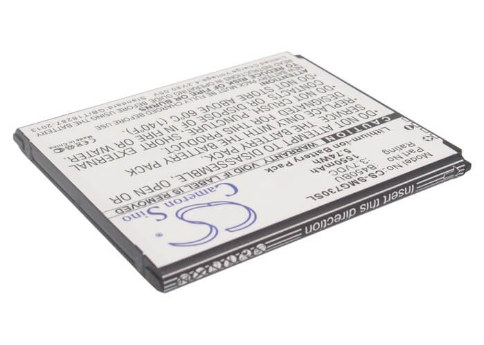 3.7V, 1550mAh, Li-ion Battery fits Samsung, Afyon, Galaxy Core 4g, 5.735Wh