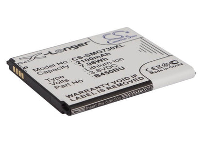 3.8V, 2100mAh, Li-ion Battery fits Samsung, Afyon, Galaxy Core 4g, 7.98Wh