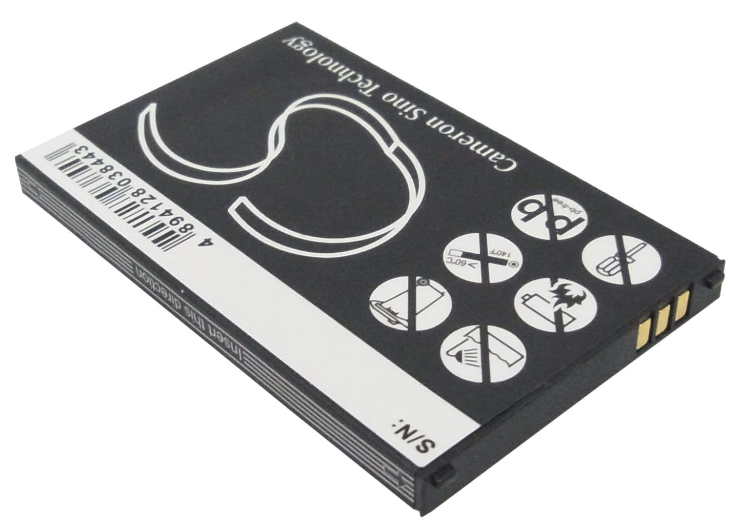 3.7V, 750mAh, Li-ion Battery fits Huawei, Cricket J88b, Ez Cricket J88, 2.775Wh