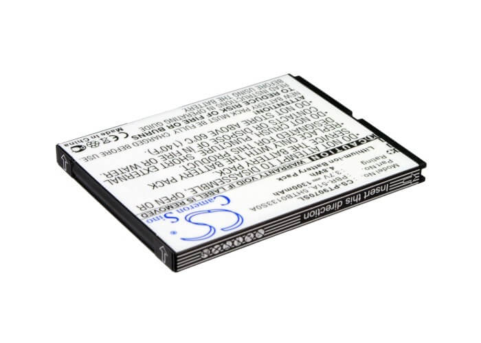 3.7V, 1300mAh, Li-ion Battery fits Pantech, Burst, P9070, 4.81Wh