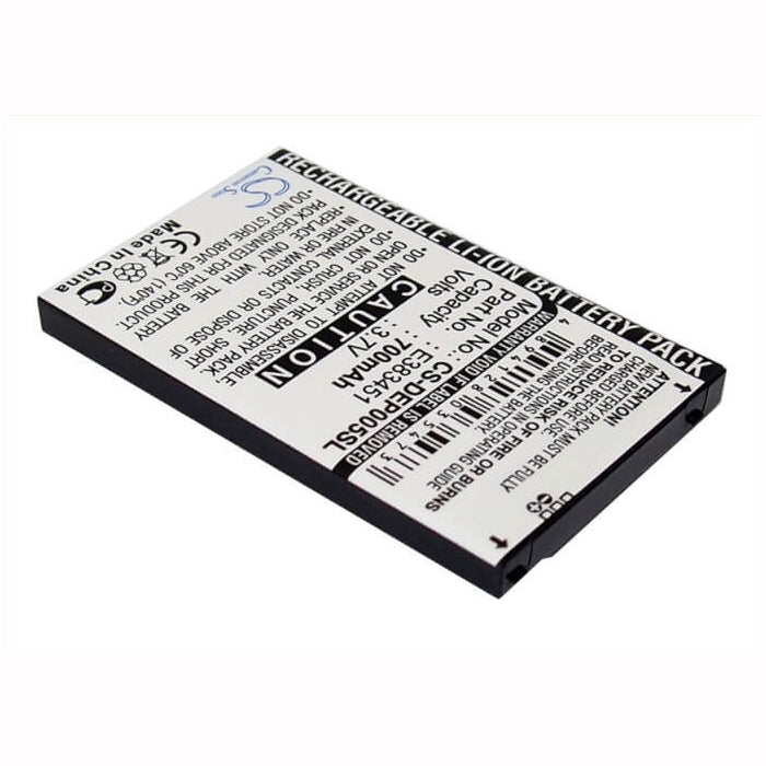 3.7V, 700mAh, Li-ion Battery fits Itt, Easy Project, Easy5, 2.59Wh