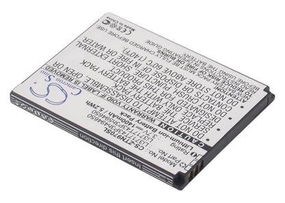 3.7V, 1400mAh, Li-ion Battery fits Zte, Blade 3, Blade 3 Pro, 5.18Wh