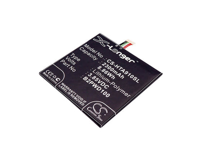 3.85V, 2300mAh, Li-Polymer Battery fits Htc, 2pwd100, One A9s, 8.855Wh