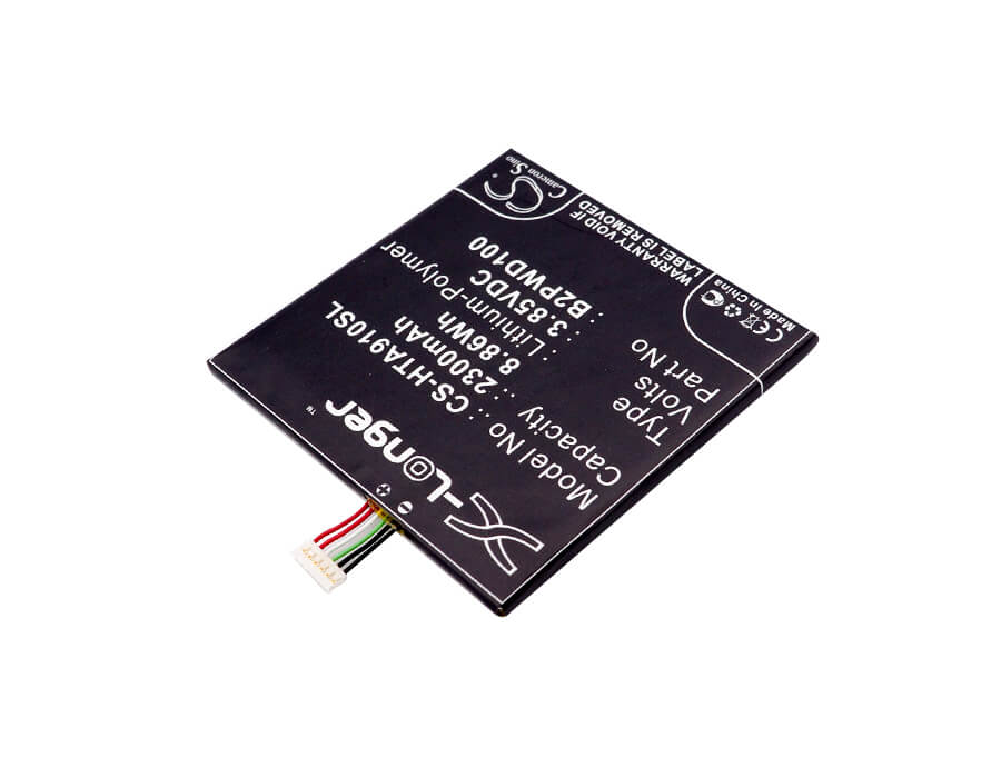 3.85V, 2300mAh, Li-Polymer Battery fits Htc, 2pwd100, One A9s, 8.855Wh