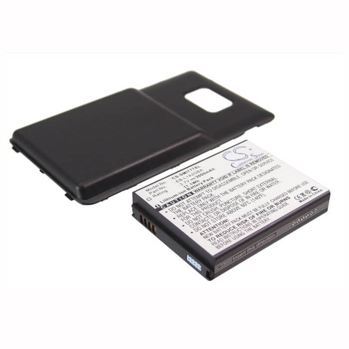 3.7V, 3000mAh, Li-ion Battery fits Samsung, Attain, Galaxy S Ii 4g, 11.1Wh