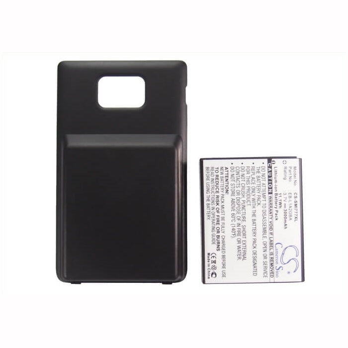 3.7V, 3000mAh, Li-ion Battery fits At&t, Galaxy S Ii, Galaxy S2, 11.1Wh