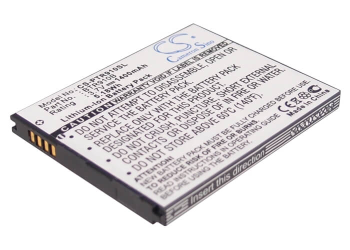 3.7V, 1400mAh, Li-ion Battery fits Pantech, Adr910l, Adr910lvw, 5.18Wh