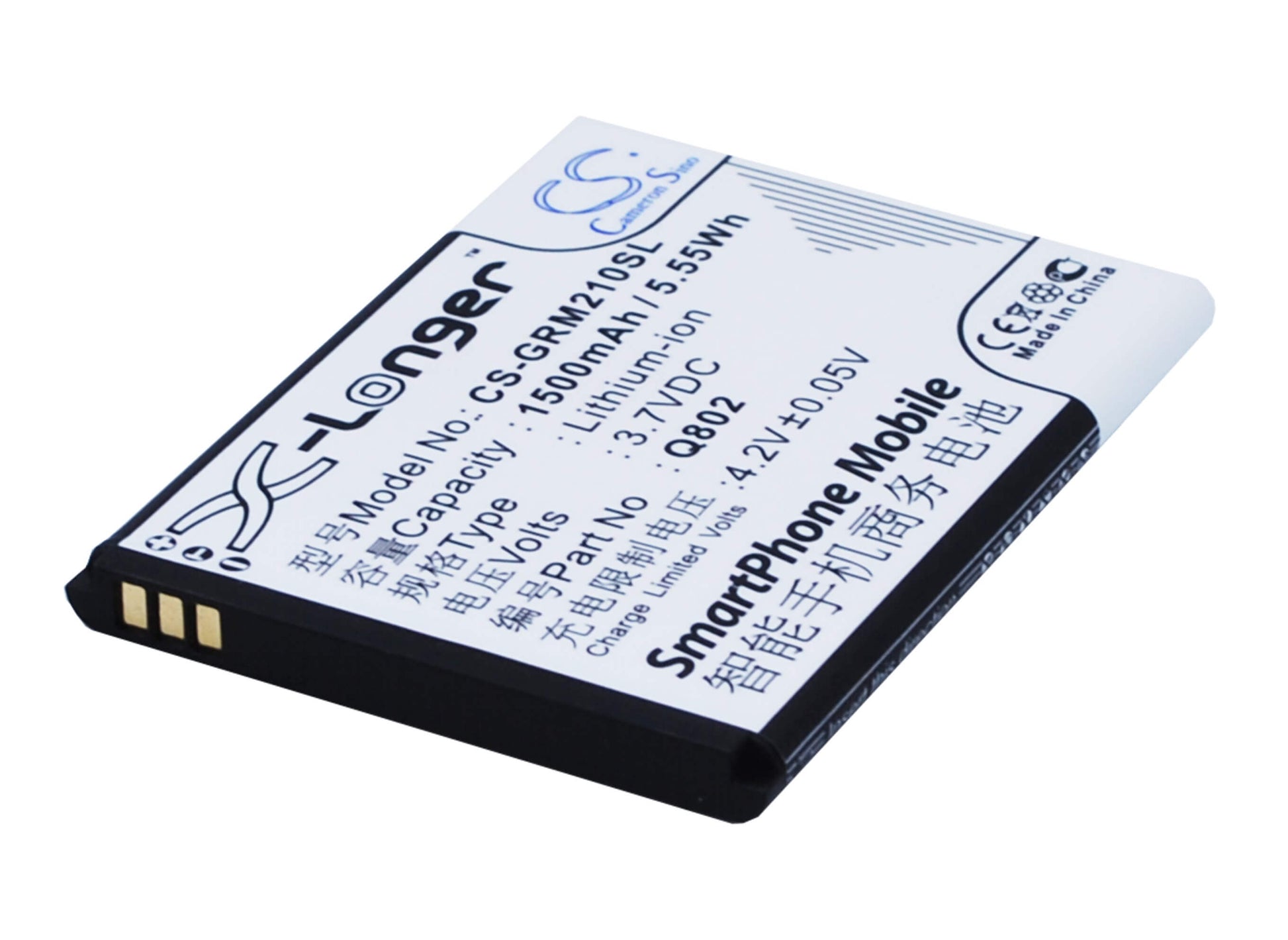 3.7V, 1500mAh, Li-ion Battery fits Green Orange, M2s, Mars 2s, 5.55Wh