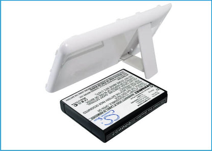 White, 3.7V, 3200mAh, Li-ion Battery fits Samsung, Galaxy S Ii, Galaxy S2, 11.84Wh