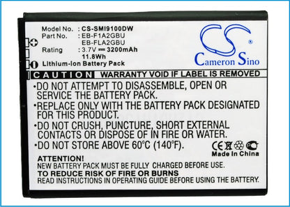 White, 3.7V, 3200mAh, Li-ion Battery fits Samsung, Galaxy S Ii, Galaxy S2, 11.84Wh