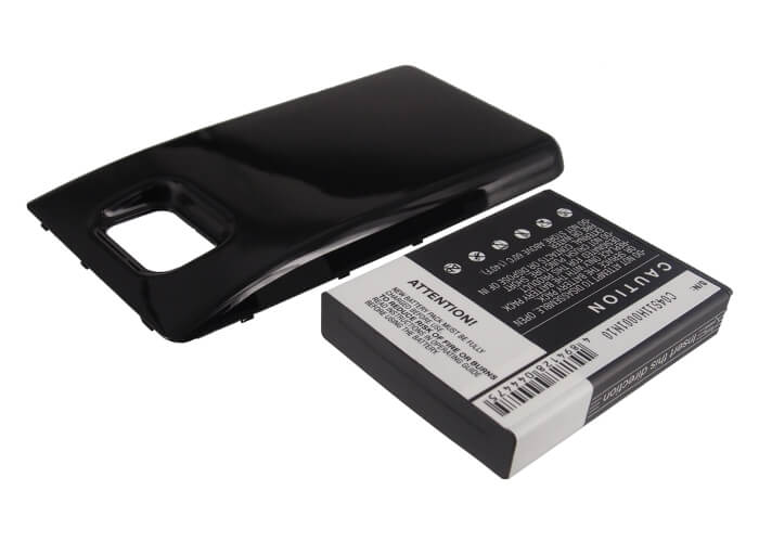 Black, 3.7V, 2600mAh, Li-ion Battery fits Samsung, Galaxy S Ii, Galaxy S2, 9.62Wh