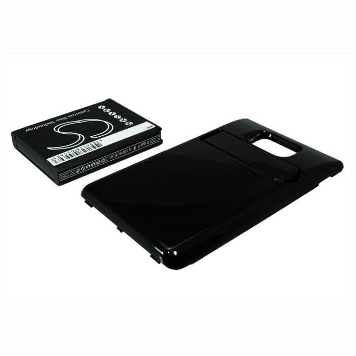 3.7V, 3200mAh, Li-ion Battery fits Samsung, Attain, Galaxy S Ii 4g, 11.84Wh