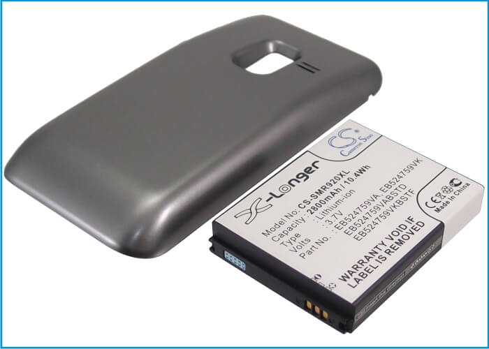 3.7V, 2800mAh, Li-ion Battery fits Samsung, Sch-r920, 10.36Wh