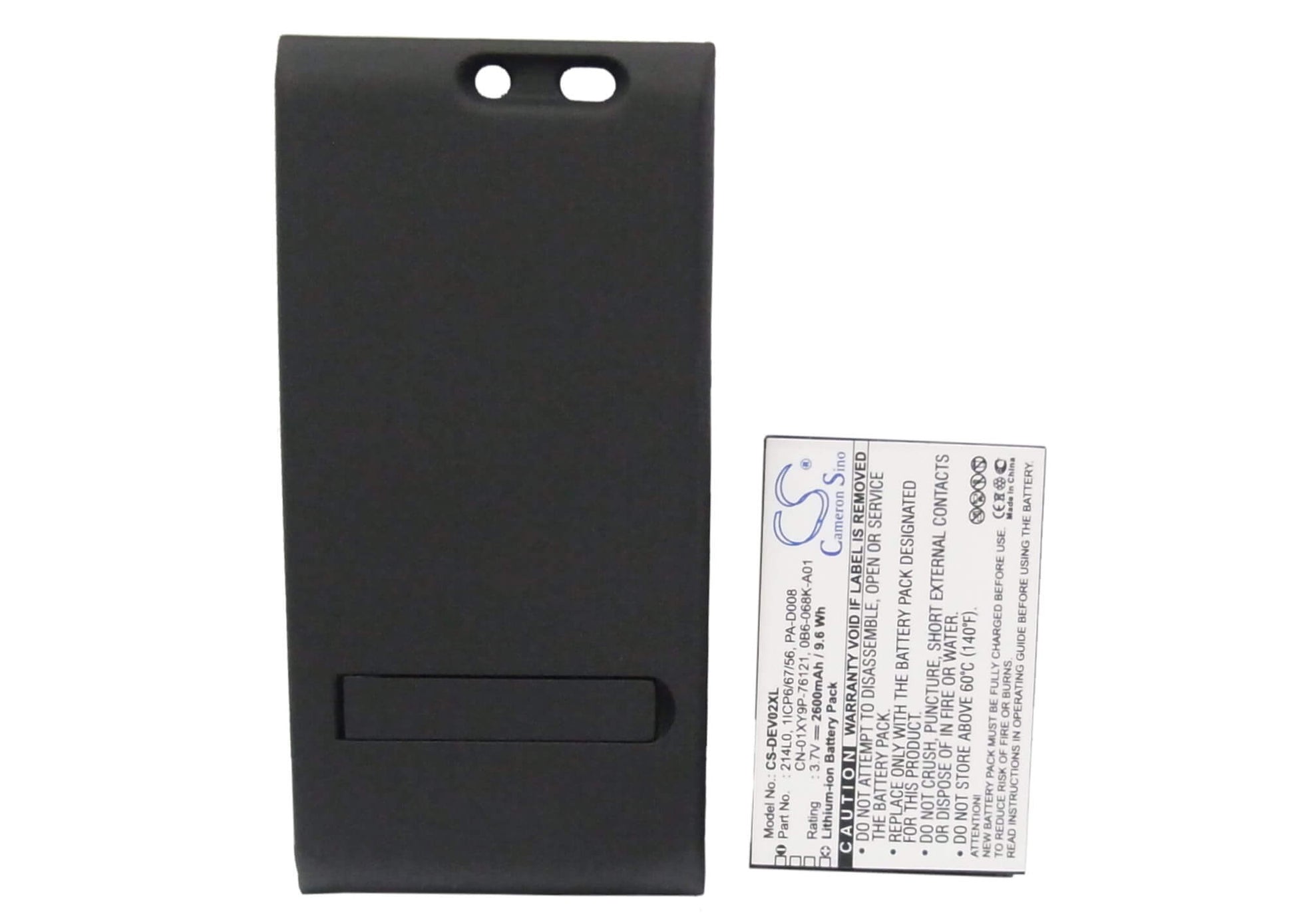 3.7V, 2600mAh, Li-ion Battery fits Dell, V02s, Venue Pro, 9.62Wh