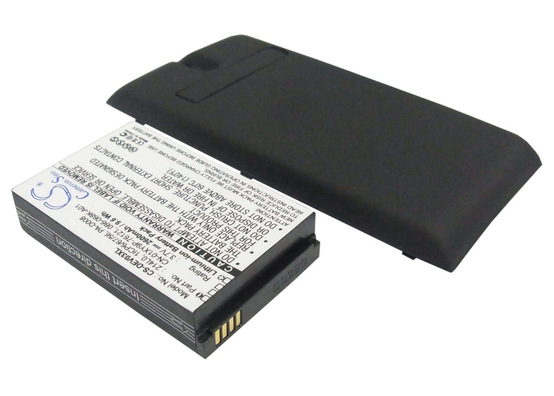 3.7V, 2600mAh, Li-ion Battery fits Dell, V03b, Venue, 9.62Wh