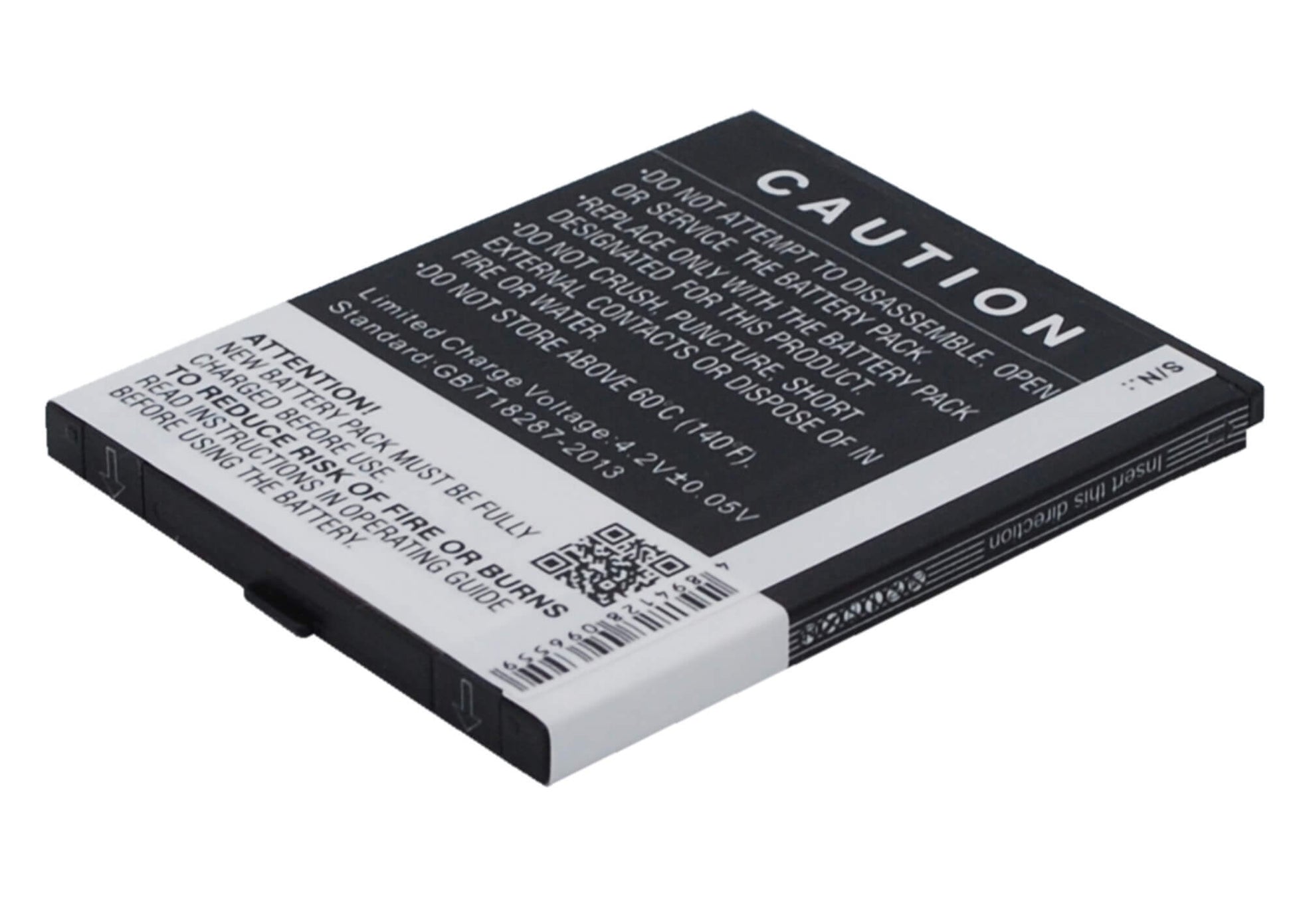 3.7V, 1300mAh, Li-ion Battery fits Phicomm, Fws610, Fws810, 4.81Wh