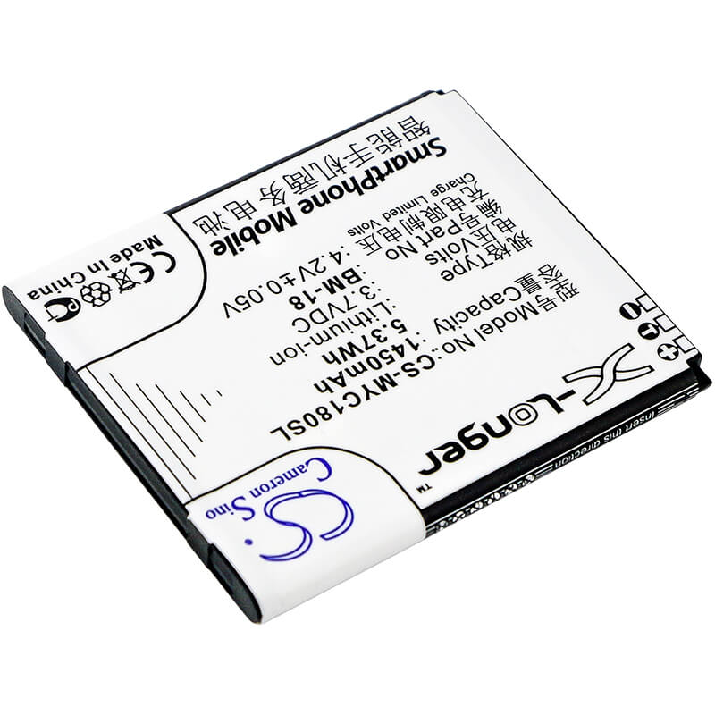 3.7V, 1450mAh, Li-ion Battery fits Myphone, C-smart Iii, 5.365Wh