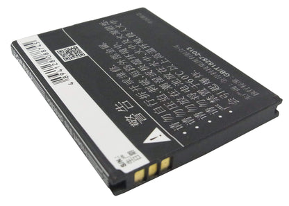 3.7V, 1100mAh, Li-ion Battery fits Gionee, Gn600, Gn868, 4.07Wh