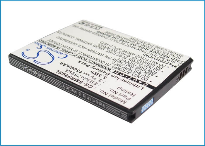 3.7V, 1500mAh, Li-ion Battery fits Metropcs, Galaxy Attain 4g, Sch-r920, 5.55Wh