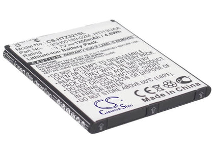 3.7V, 1250mAh, Li-ion Battery fits Kddi, Hti13, Isw13ht, 4.625Wh