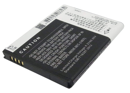 3.7V, 1700mAh, Li-ion Battery fits Hisense, E910, E920, 6.29Wh