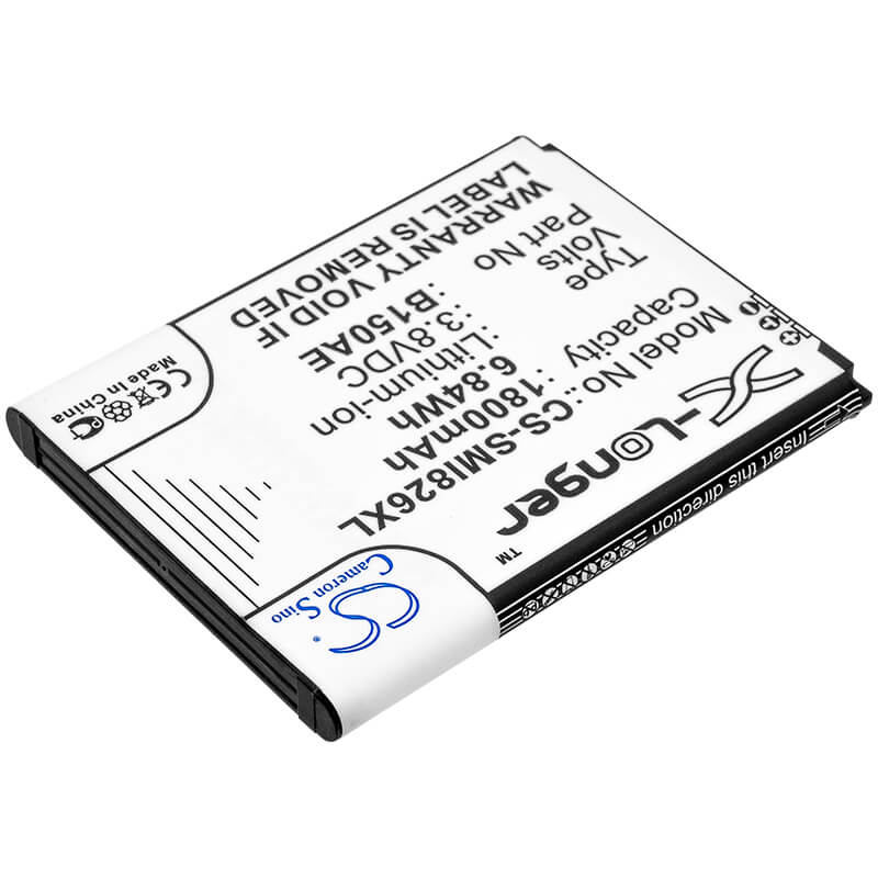 3.8V, 1800mAh, Li-ion Battery fits Samsung, Galaxy Core, Galaxy Core Duos, 6.84Wh